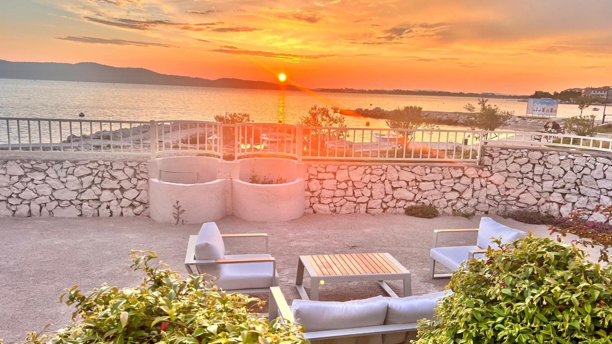 Luxury Beach Villa W Sea Sunset Views ชิเบนิก ภายนอก รูปภาพ